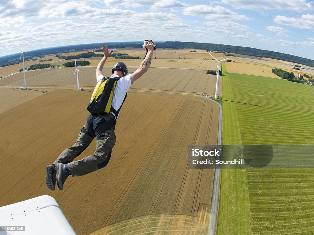 A o salto - Foto de stock de Salto de fé royalty-free