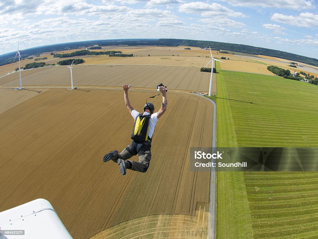 A o salto - Foto de stock de Salto de fé royalty-free