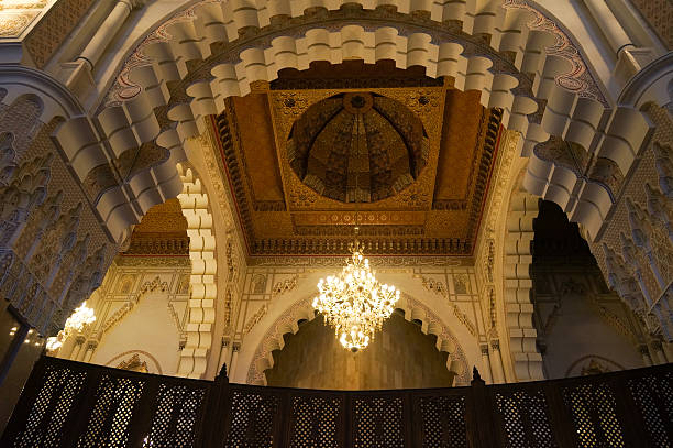 istock Hassan II Mosque interior vault in Casablanca, Morocco. 484522426