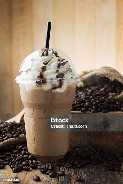 Iced Coffee Stock Photo - Download Image Now - Coffee Frappe, Cold Temperature, Ice