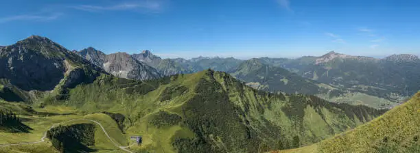 Fellhorn-View - Hochifen, Widderstein and Gottesacker, Kleinwalsertal