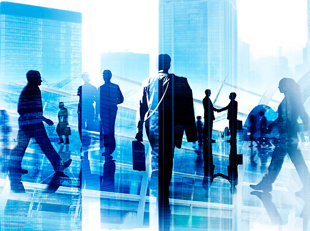 istock Business People Corporate Commuter Rush Hour City Concept 484537440