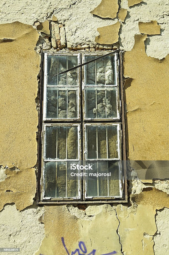 Alte Fenster - Lizenzfrei Abgerissen Stock-Foto