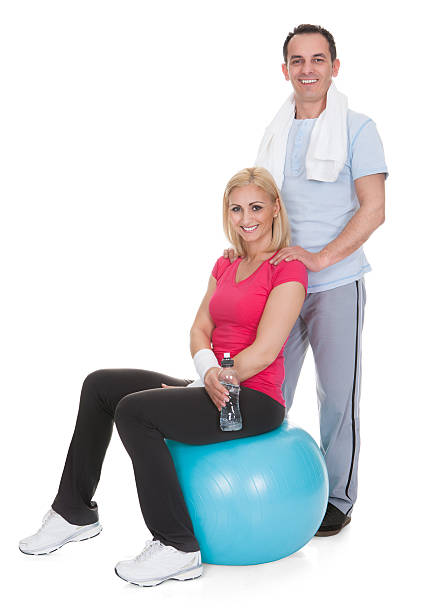 istock Portrait Of Couple Working Out 484538858