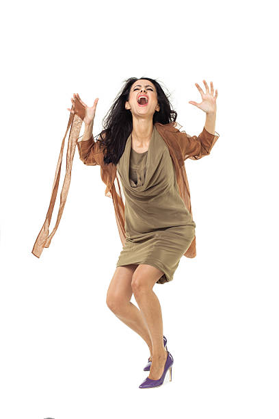 istock Businesswoman on white background 484539319