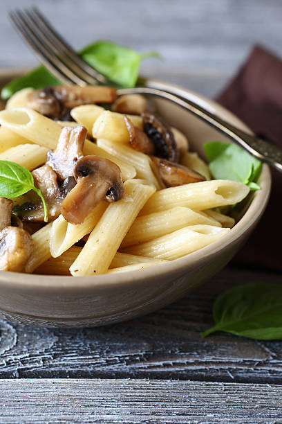 istock Delicious pasta with mushrooms 484539328