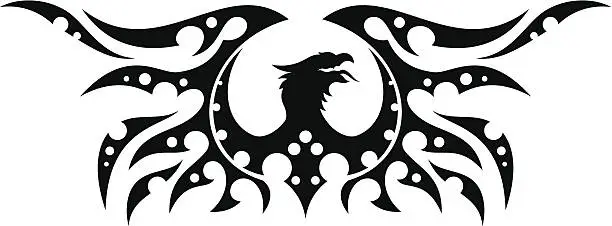 Vector illustration of Phenix emblem