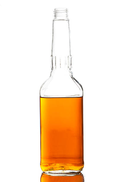 istock Alcoholic Whiskey Bourbon in a Glass with Ice 484540109