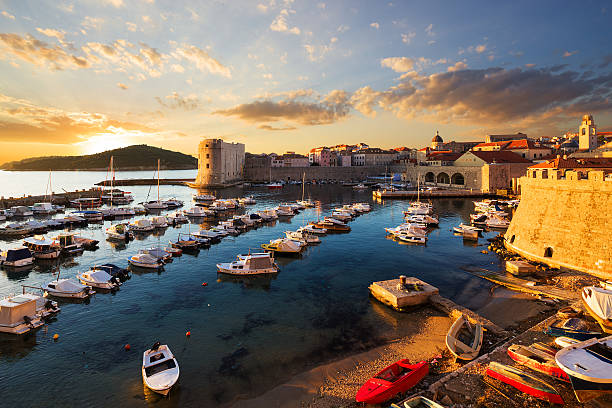 istock city port in Dubrovnik. Croatia. 484540254