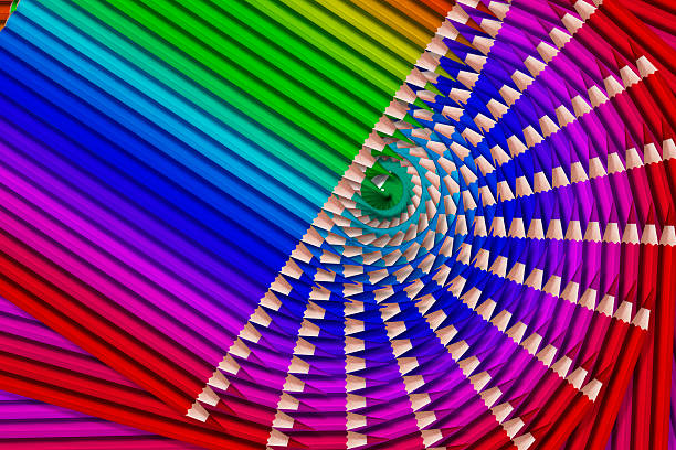 istock line of colored pencils on black background 484540540