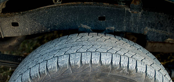 istock Rubber wheel of truck 484540898
