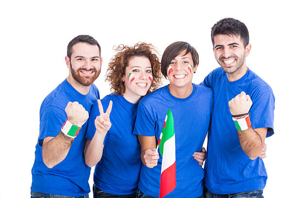istock Group of Italian Supporters 484542587
