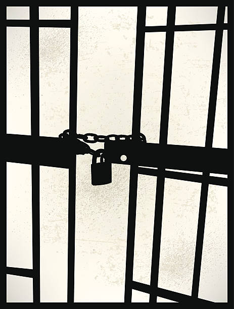 Prison Cell Background Prison Cell Background illustration. Check out my "Vector Emergency Service & Law" light box for more. prison illustrations stock illustrations