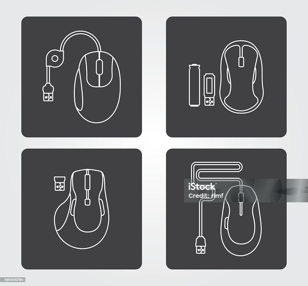 Simplistic Mouse Icon Simple Icons Mouse Stock Illustration - Download Image Now - 2015 ...