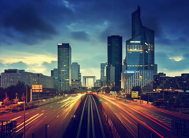 istock road in Paris LaDefense, France 484546036