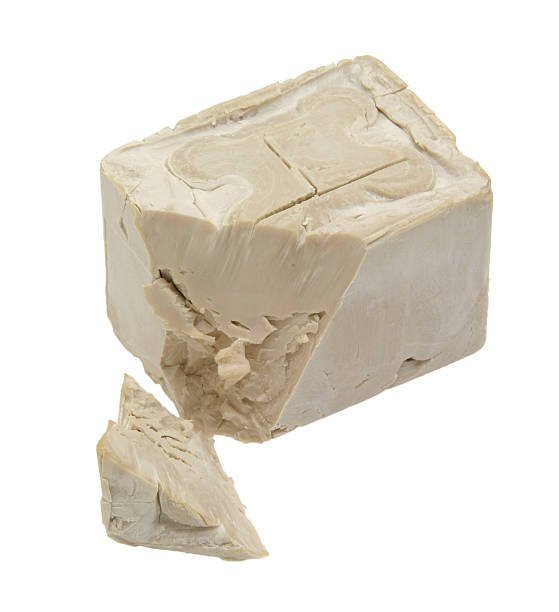 istock Cubes of fresh yeast 484551782