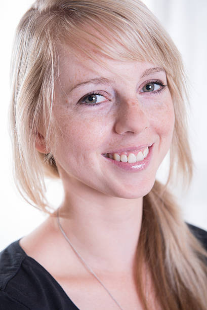 istock Portrait young, blonde, attractive woman 484552564