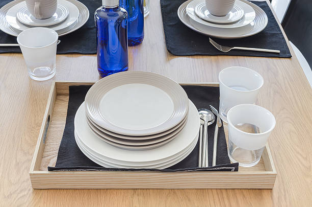 istock table set on wooden table in dinning room 484552788