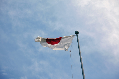 Japanese flag.