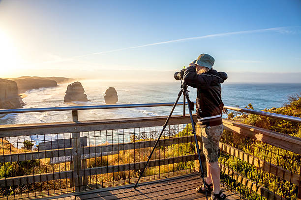 Photographer at Twelve Apostles