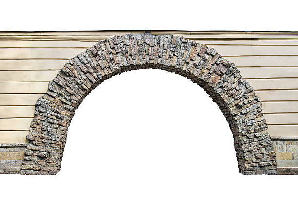 istock stone arch in the wall isolated on white background 484559204