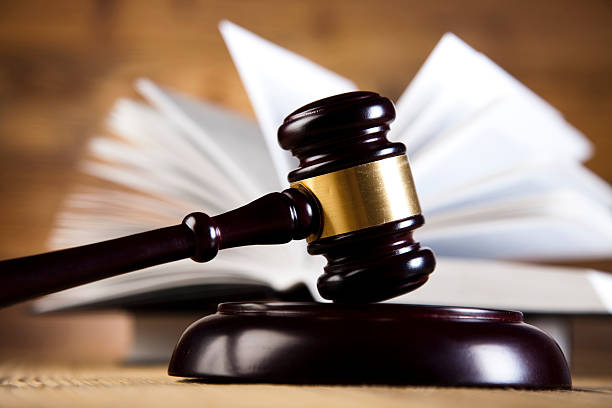 istock Legal gavel on a law book 484563727