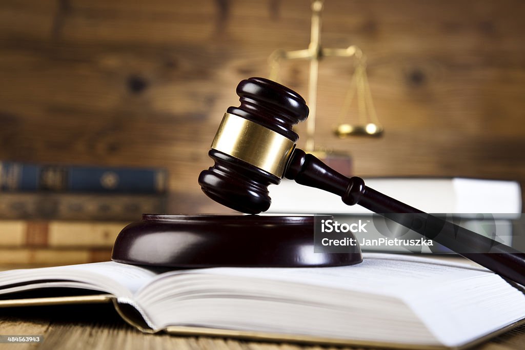 Gavel Justice concept Book Stock Photo