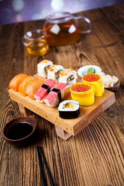 istock Traditional japanese food, Sushi 484563947
