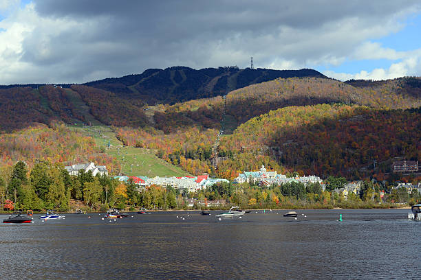 Mont Tremblant with Fall Foliage, Quebec, Canada