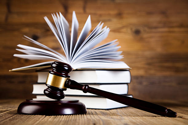 istock Law and justice concept, wooden gavel 484565539