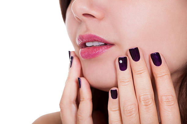 istock Woman with beautiful nails 484567042