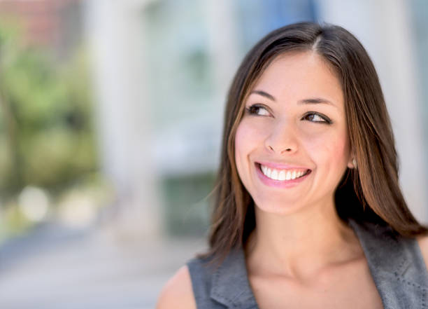 istock Business woman thinking 484569516