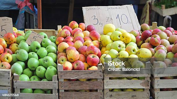 Apples Stock Photo - Download Image Now - 2015, Apple - Fruit, Crate