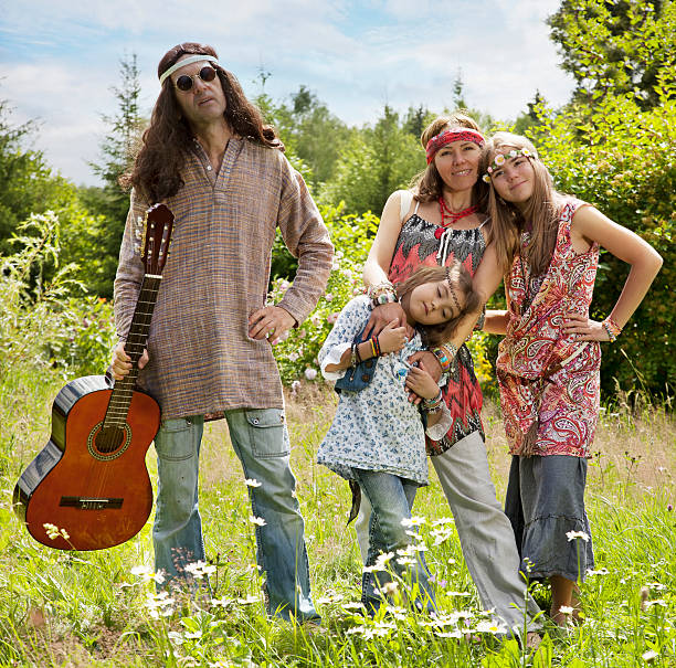 istock Hippie styled family outdoors 484570708