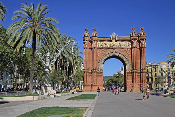 Arc de Triomf, Barcelona, Catalunya, Spain Arc de Triomf, Barcelona, Catalunya, Spain arc de triomf barcelona photos stock pictures, royalty-free photos & images