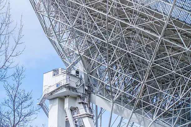 Radio telescope Effelsberg with a diameter of 100 meters