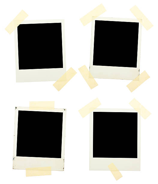 istock Instant photos with sticky ribbons 484573356