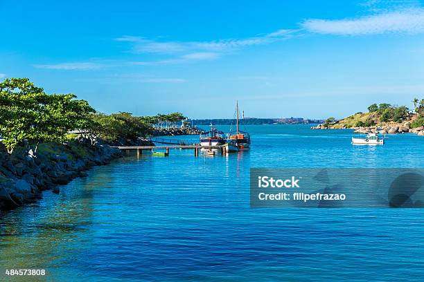 Beautiful Bay In Vitoria Espirito Santo In Brazil Stock Photo - Download Image Now - 2015, Awe, Backgrounds