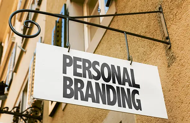 Photo of Personal Branding sign in a conceptual image