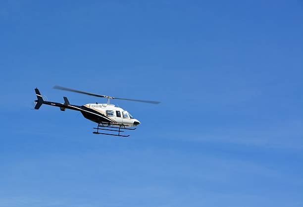 istock Helicopter in the air 484576524