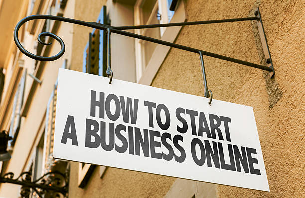 istock How to Start a Business Online sign 484576530
