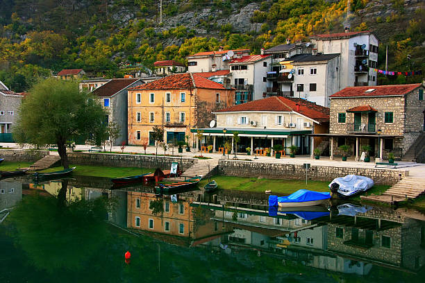 istock Crnojevica village on the river, Montenegro 484578169