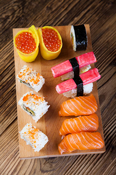 istock Sushi traditional japanese food 484578683