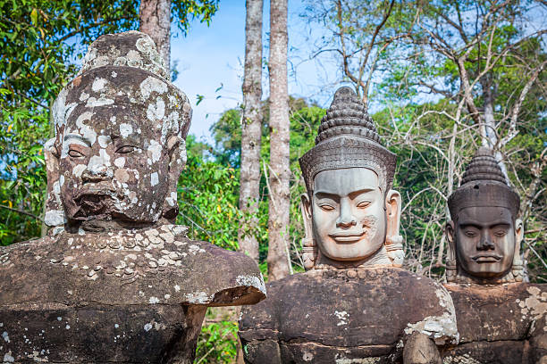 istock Face. Angkor Wat/ Angkor Thom. Cambodia 484580002