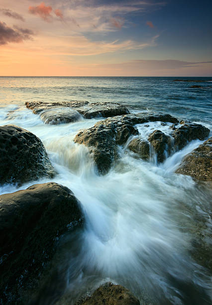 istock Dramatic seascape at sunset in Sabah, Borneo, Malaysia 484580295