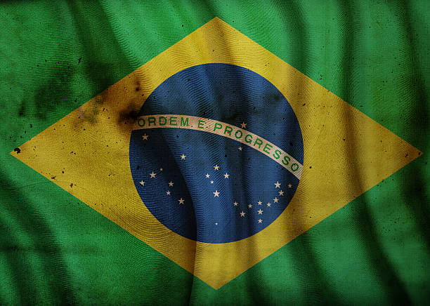 istock Grunge National Flag of Brazil 484580936