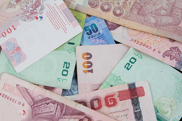 Thai money stock photo