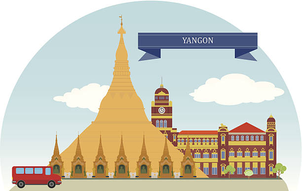 yangon, myanmar - burma home do 幅插畫檔、美工圖案、卡通及圖標