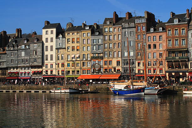 istock Old Honfleur Basin, France 484583656