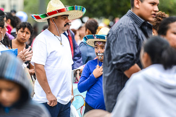 シンコデマヨのお祝い、ロサンゼルス、アメリカ合衆国 - mexican american ストックフォトと画像